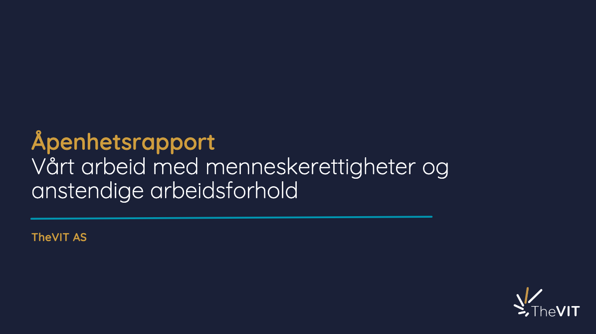 Åpenhetslovenrapport